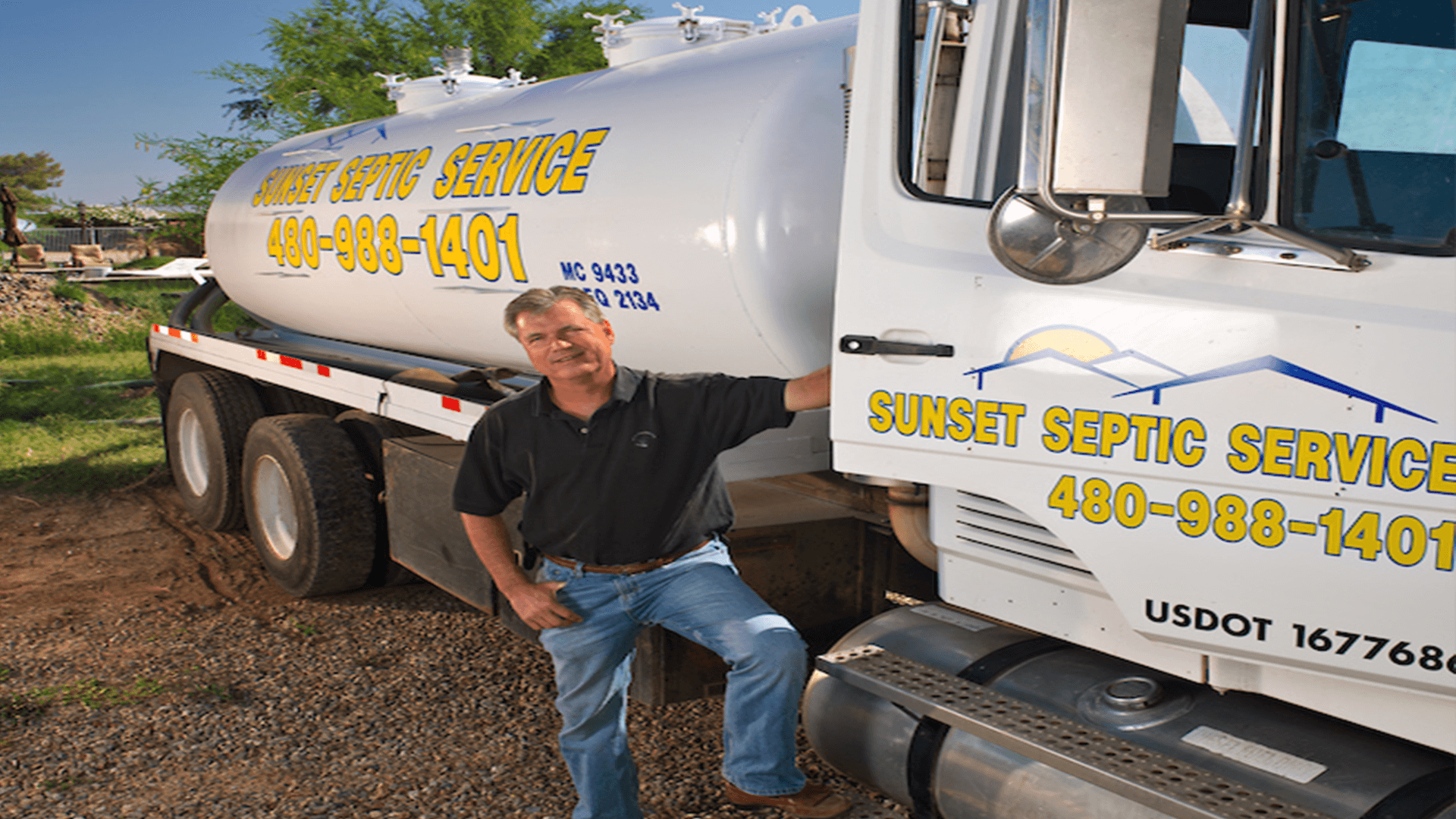 Sunset Septic Service, septic pumping services for the Phoenix Arizona east valley area